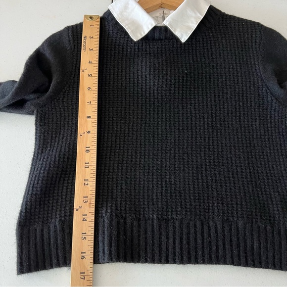 Veronica Beard Mixed Media Sweater Wool Cashmere Waffle Knit Sz M DIY *Holes - Picture 11 of 16